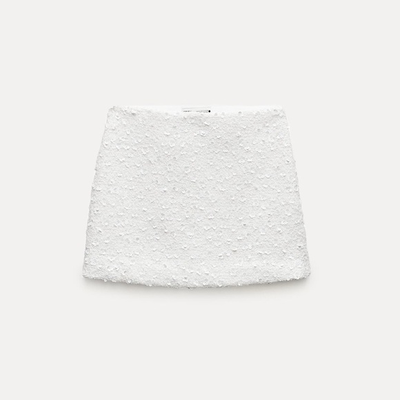 New ZARA Sequin Mini Skirt ZW Collection - Picture 6 of 10